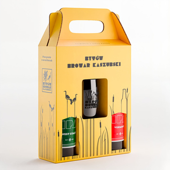 ZEST. PREZENTOWY 2 Piwa Bytów nowofalowe + szklanka (Vermont IPA, WC IPA) 